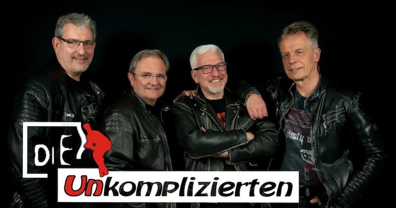 DIE UNKOMPLIZIERTEN - Pressefoto Pressefoto DIE UNKOMPLIZIERTEN – Coverband aus Sachsen mit Ostrock, Deutschrock, Oldies und internationalen Rockklassikern